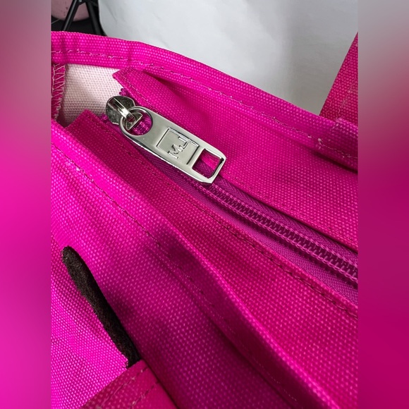 Jacob’s by Marc Jacobs Canvas pink Tote Bag Purse Shoulder - Picture 4 of 12